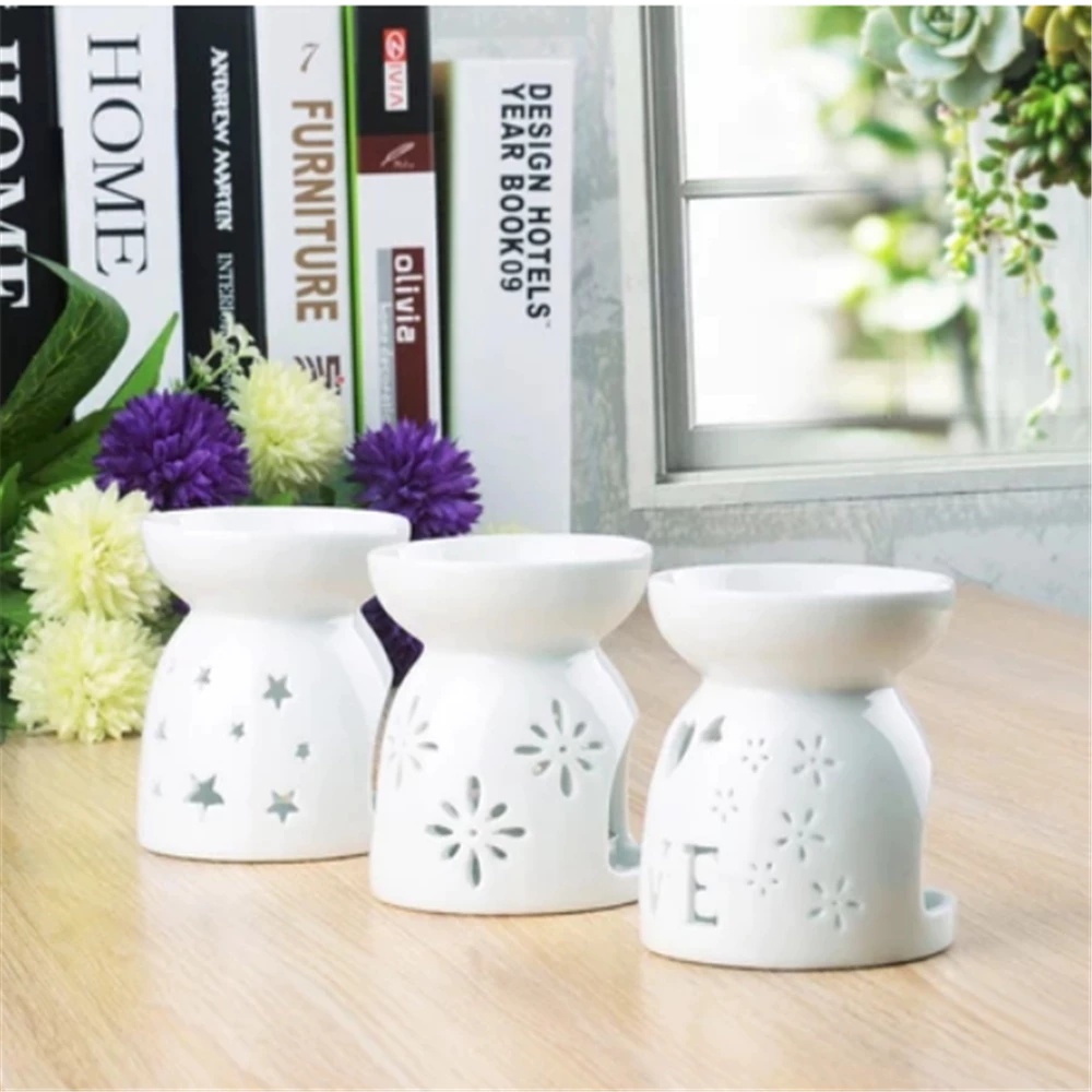 Ceramic Oil Burner - 티라이트 캔들 홀더 에센셜 오일 버너