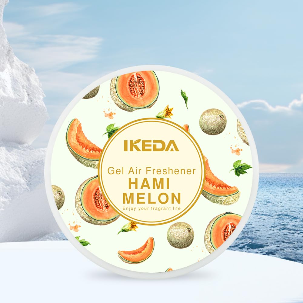 Home Fragrance Gel - 차량용 방향제: 레몬향 원형 젤 방향제