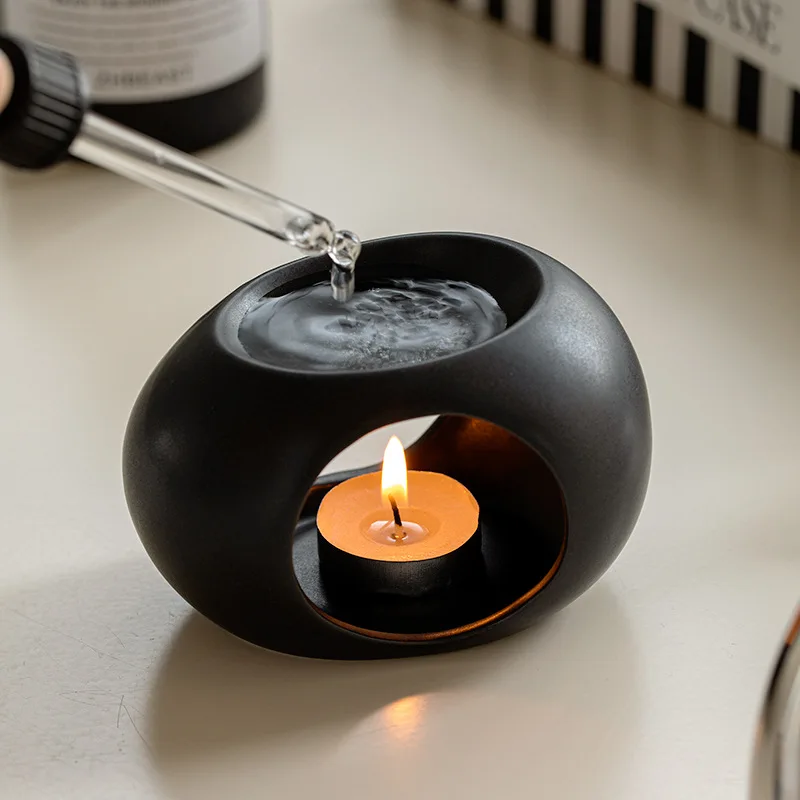 Ceramic Oil Burner - 세라믹 캔들 히팅 홀더 에센셜 오일