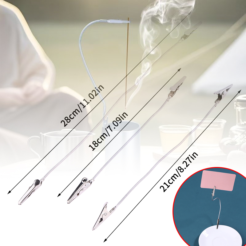 Home Fragrance For Diffuser - 10Pcs 더블 헤드 금속 향 클립