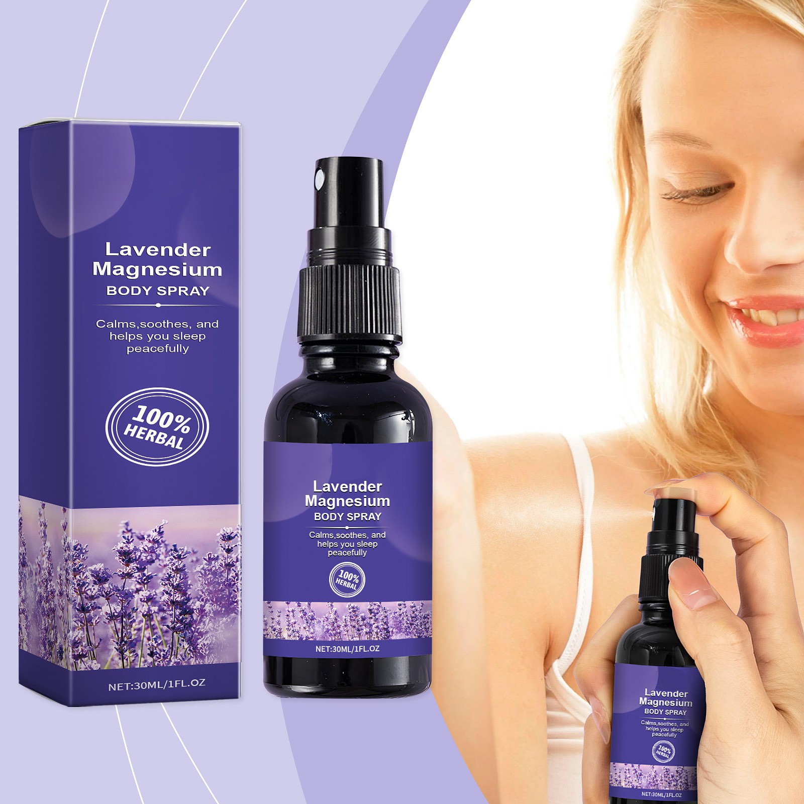 Lavender Pillow Spray - 라벤더 수면 스프레이 30ml 아로마 테라피