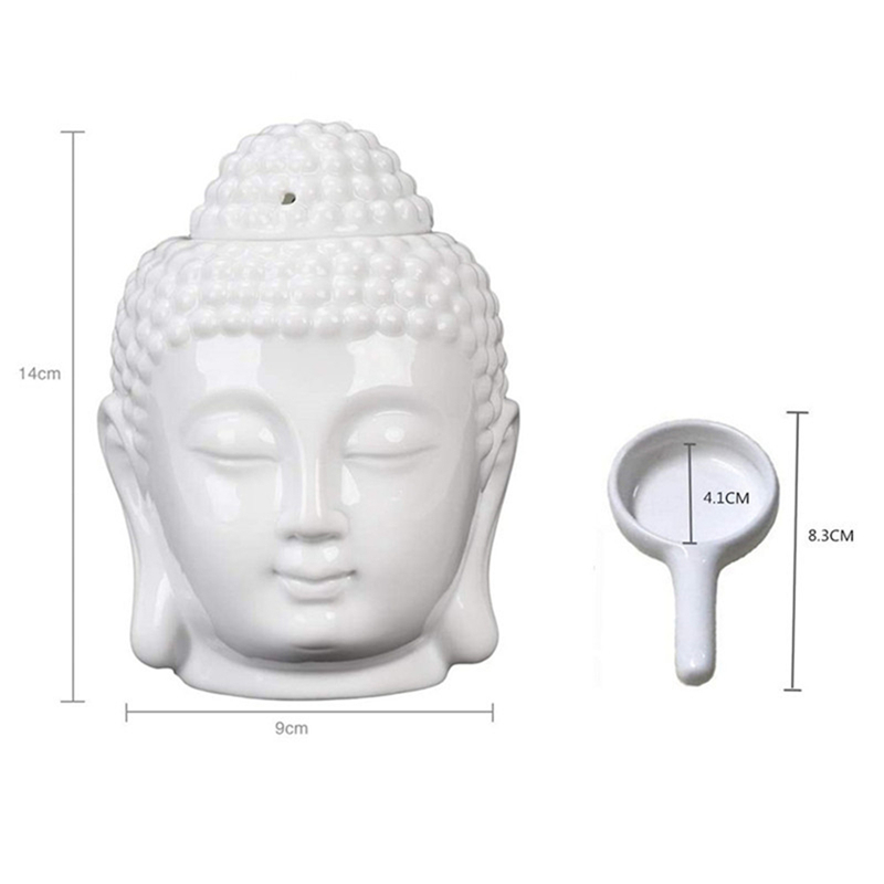 세라믹 부처님 머리 아로마 오일 버너 아로마 테라피 램 - Ceramic Oil Burner 리뷰 및 가격