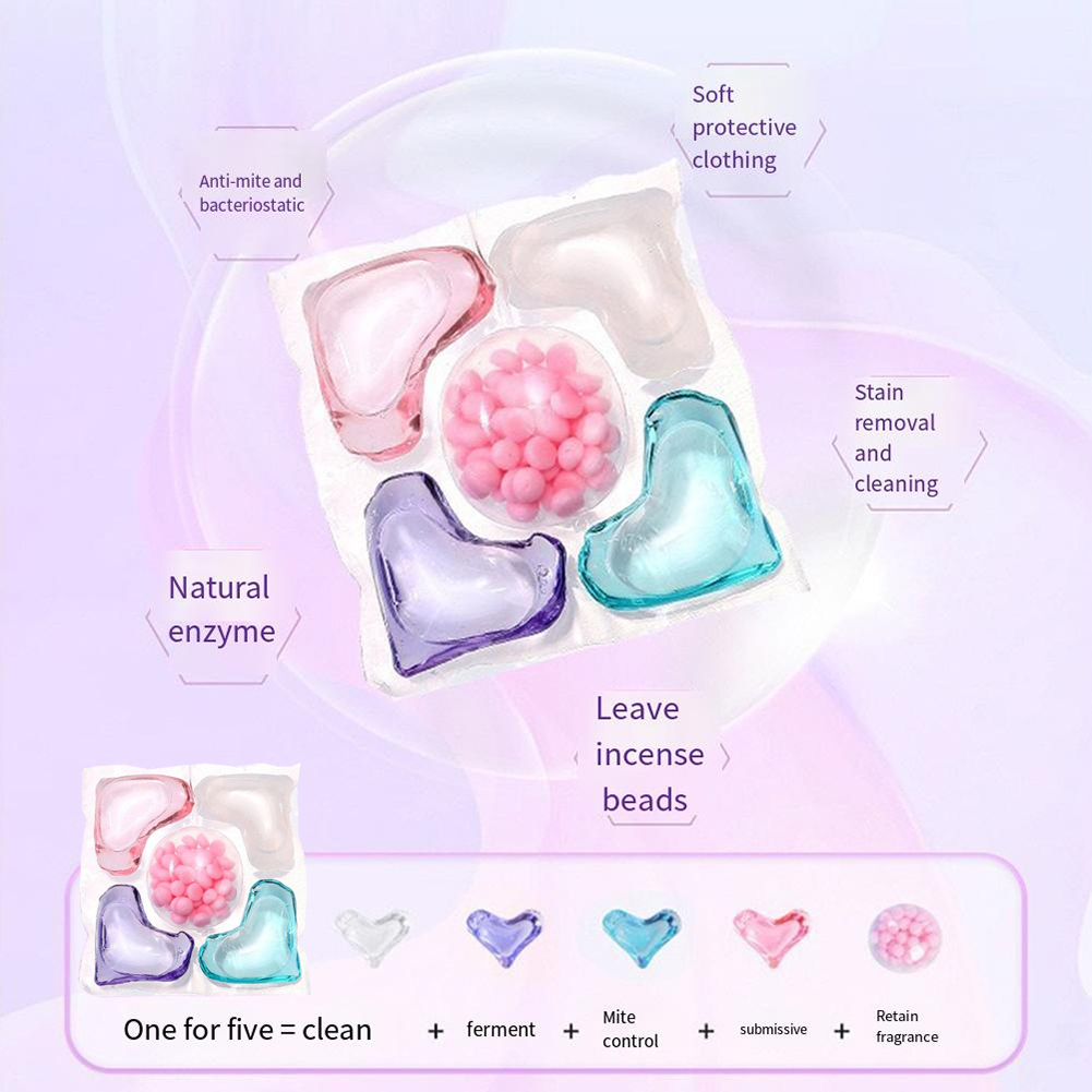 50개입 세제 액상 캡슐볼 5 in 1 세탁 세제 캡슐 - Home Fragrance Gel 리뷰 및 가격