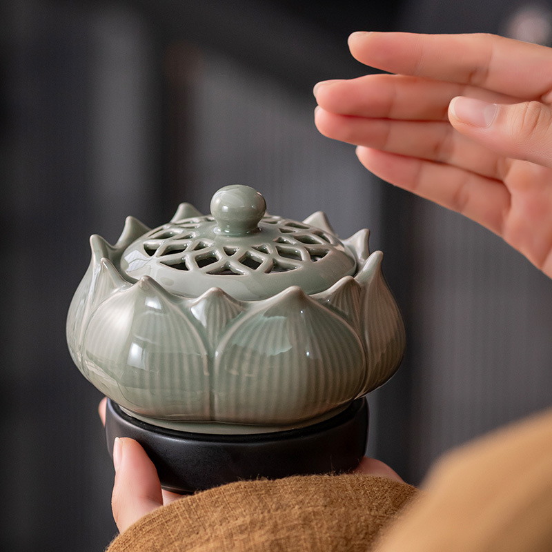 세라믹 전자 향 버너 조절 가능한 온도 가정용 백단향  - Ceramic Oil Burner 리뷰 및 가격