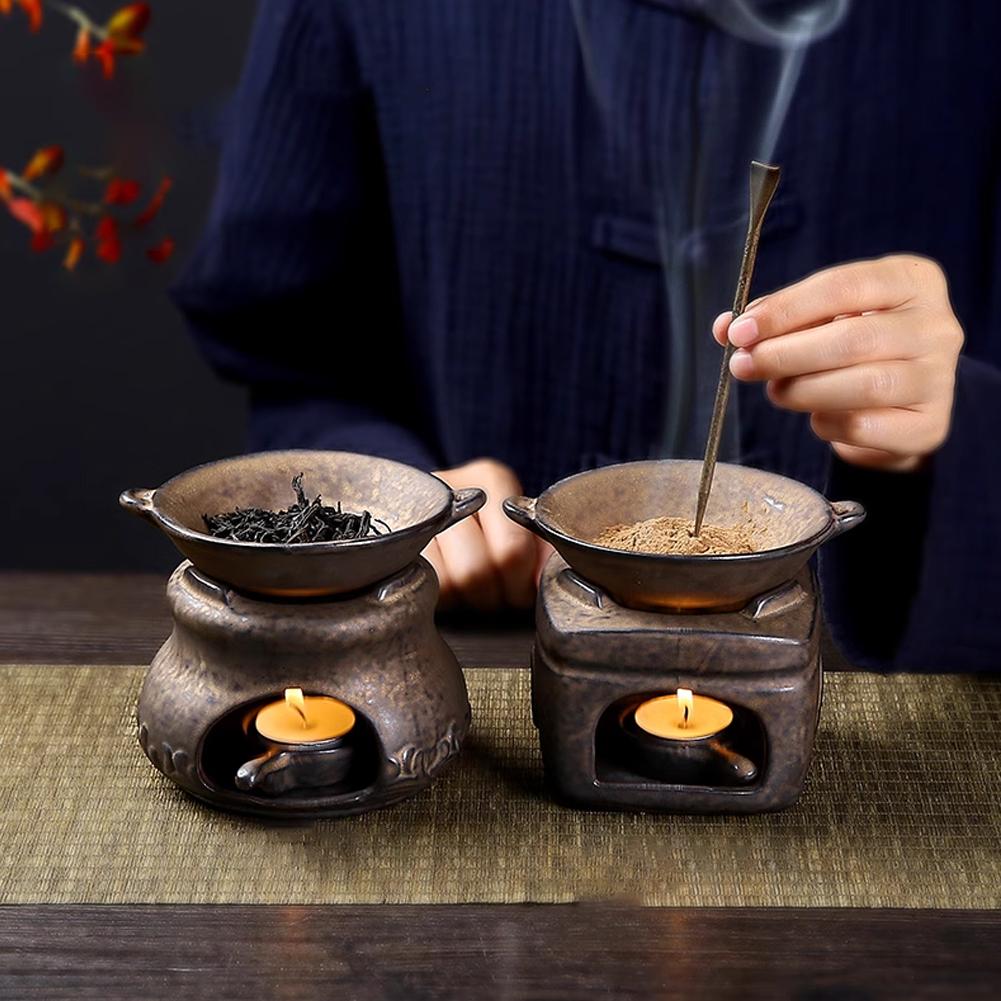 아로마테라피 아로마 버너 3 in 1 거친 도자기 티  - Ceramic Oil Burner 리뷰 및 가격