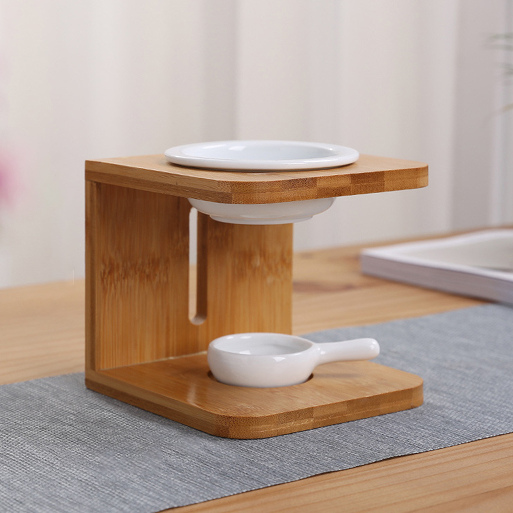 세라믹 왁스가 달린 나무 에센셜 오일 버너, 멜트 워머 - Ceramic Oil Burner 리뷰 및 가격