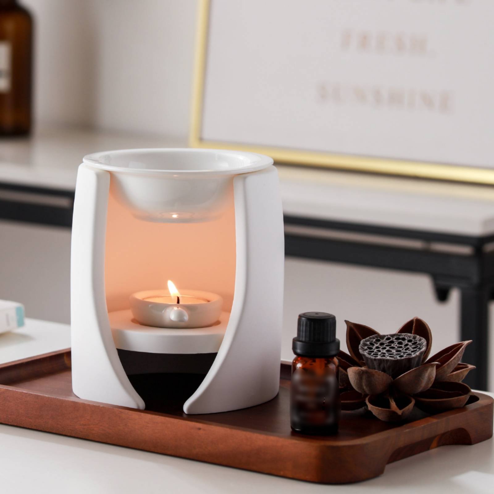아로마 램프 사용하기 쉬운 세라믹 오일 버너 티라이트  - Ceramic Oil Burner 리뷰 및 가격