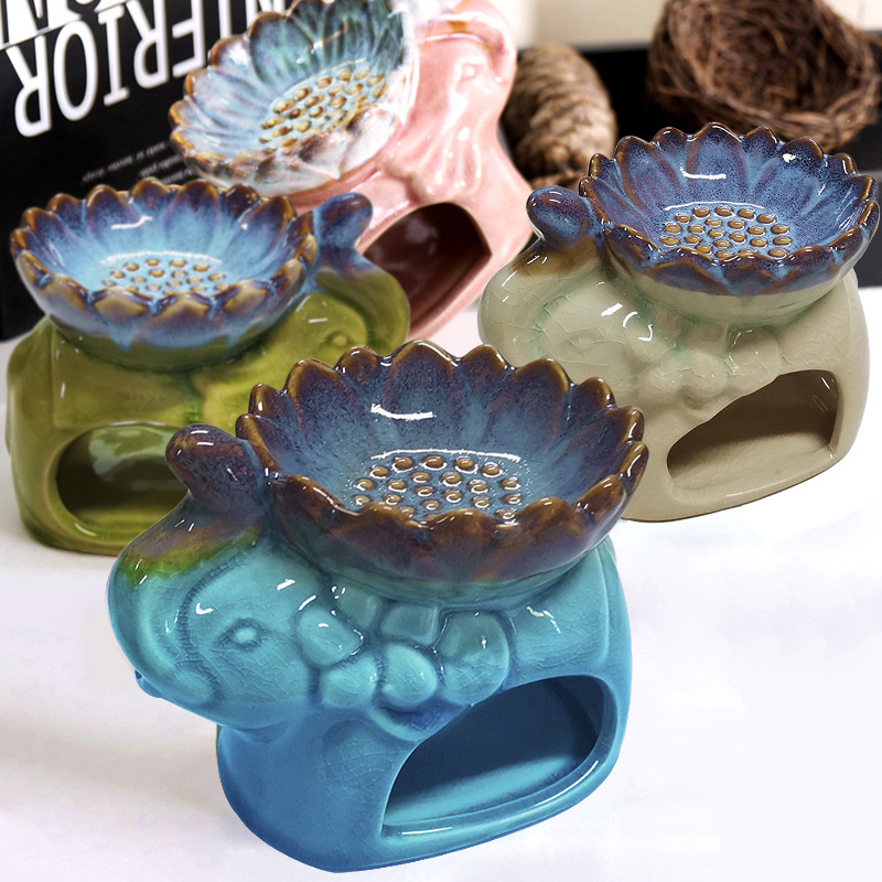 로터스 아이스 크랙처럼 세라믹 아로마 버너 아로마 버너 - Ceramic Oil Burner 리뷰 및 가격