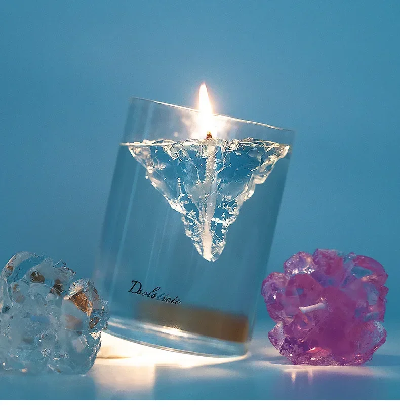떠 다니는 빙산 양초, 수제 젤리 왁스 양초, 향기로운 - Home Fragrance Gel 리뷰 및 가격