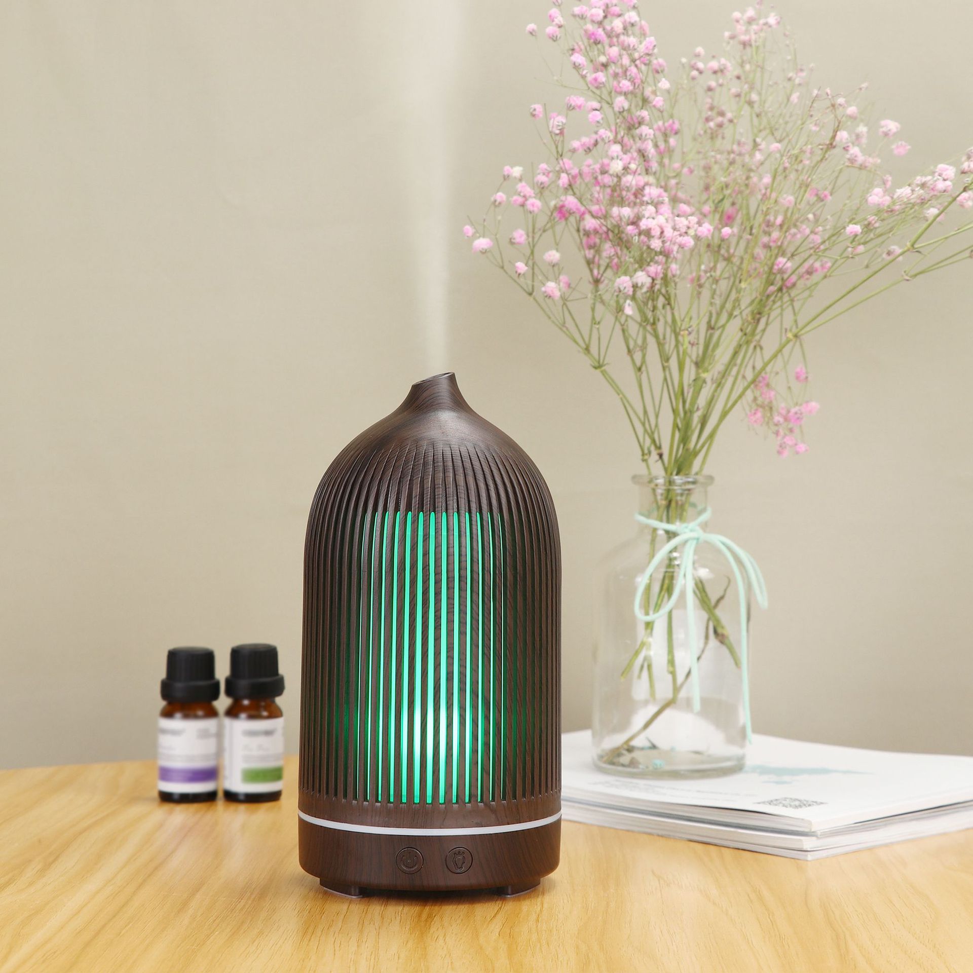 아로마테라피 디퓨저, 5V 다채로운 조명이 있는 200 - Home Fragrance Piano 리뷰 및 가격