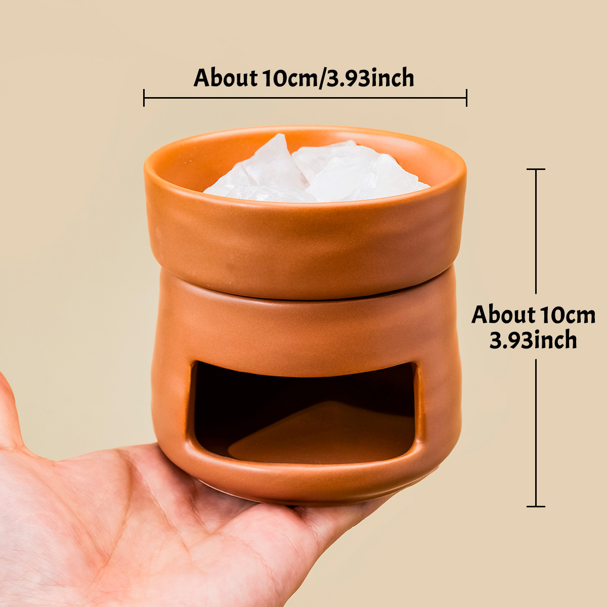1세트 천연 크리스탈 아로마 스톤, 세라믹 아로마 버너 - Ceramic Oil Burner 리뷰 및 가격