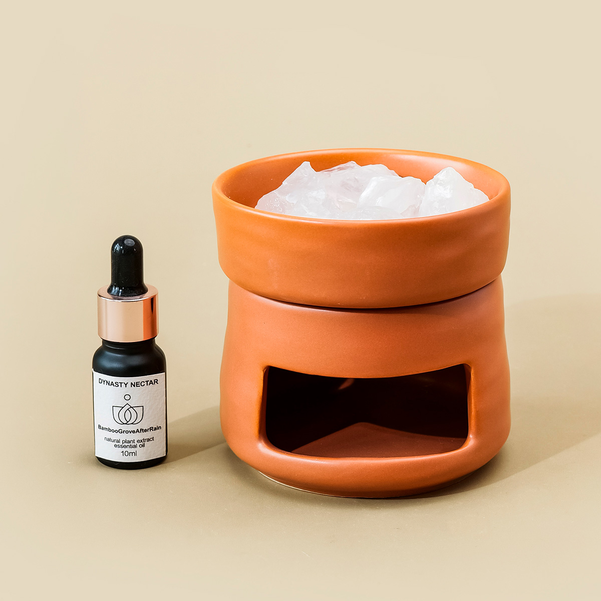 1세트 천연 크리스탈 아로마 스톤, 세라믹 아로마 버너 - Ceramic Oil Burner 리뷰 및 가격