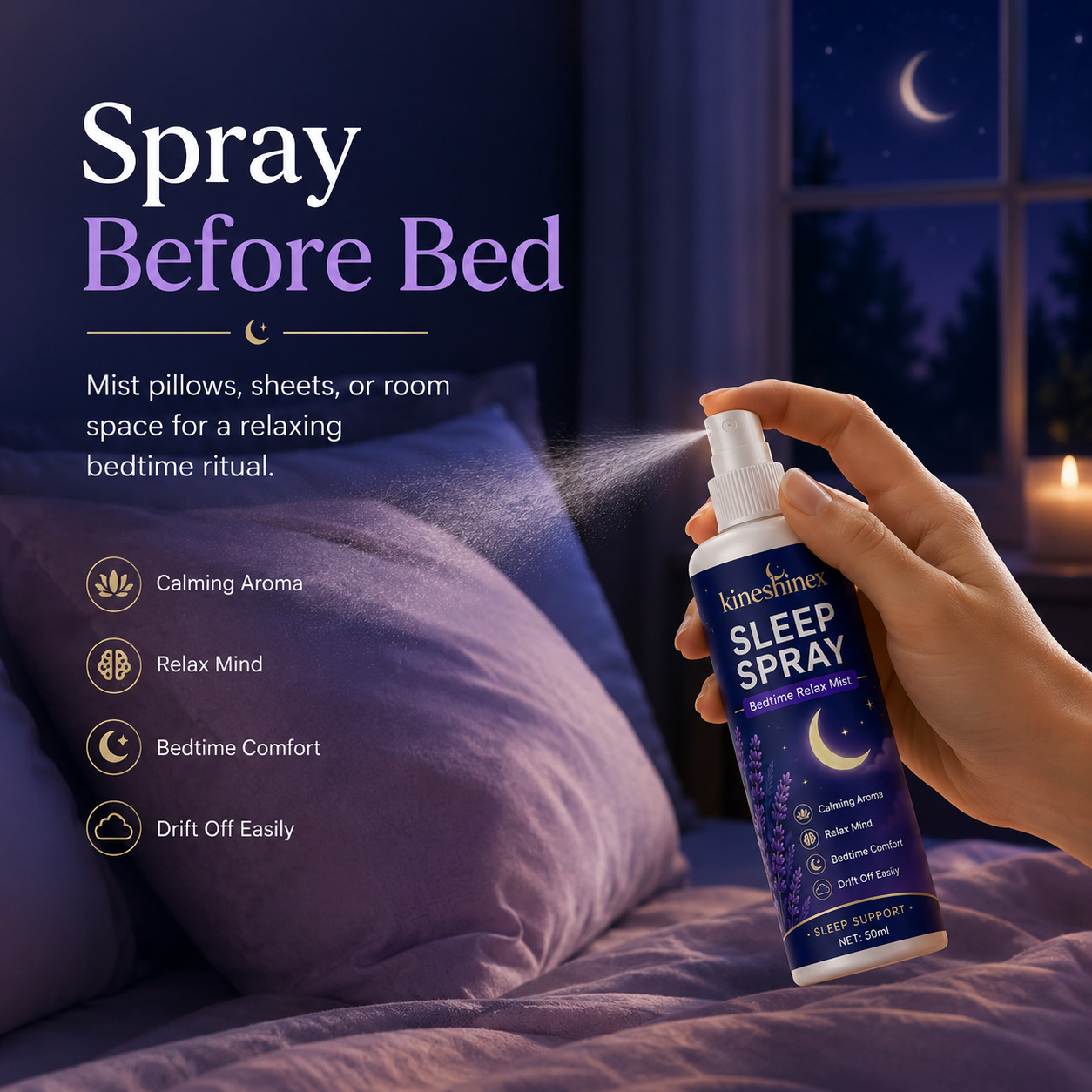 수면 스프레이 – 진정시키는 향이 나는 취침 시간 릴렉 - Lavender Pillow Spray 리뷰 및 가격