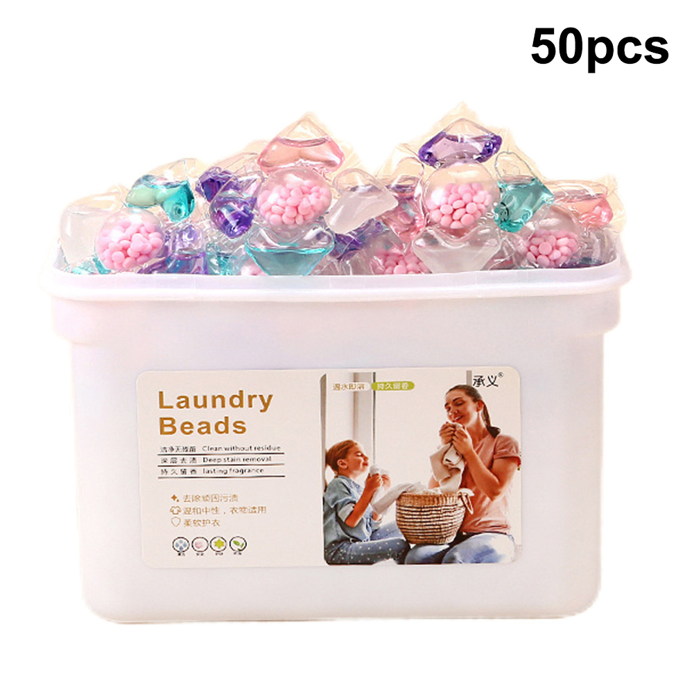 50개 세탁세제 비누 상자 5 in 1 세탁 세척 캡슐 - Home Fragrance Gel 리뷰 및 가격