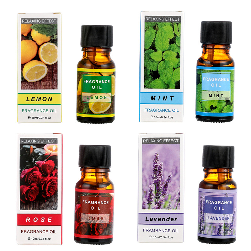 10ML 라벤더 유칼립투스 순수 에센셜 오일 로즈 레몬 - Home Fragrance Bergamot 리뷰 및 가격