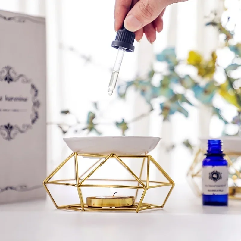 1개 로맨틱 세라믹 티라이트 캔들 홀더 (메탈 오일 버 - Ceramic Oil Burner 리뷰 및 가격